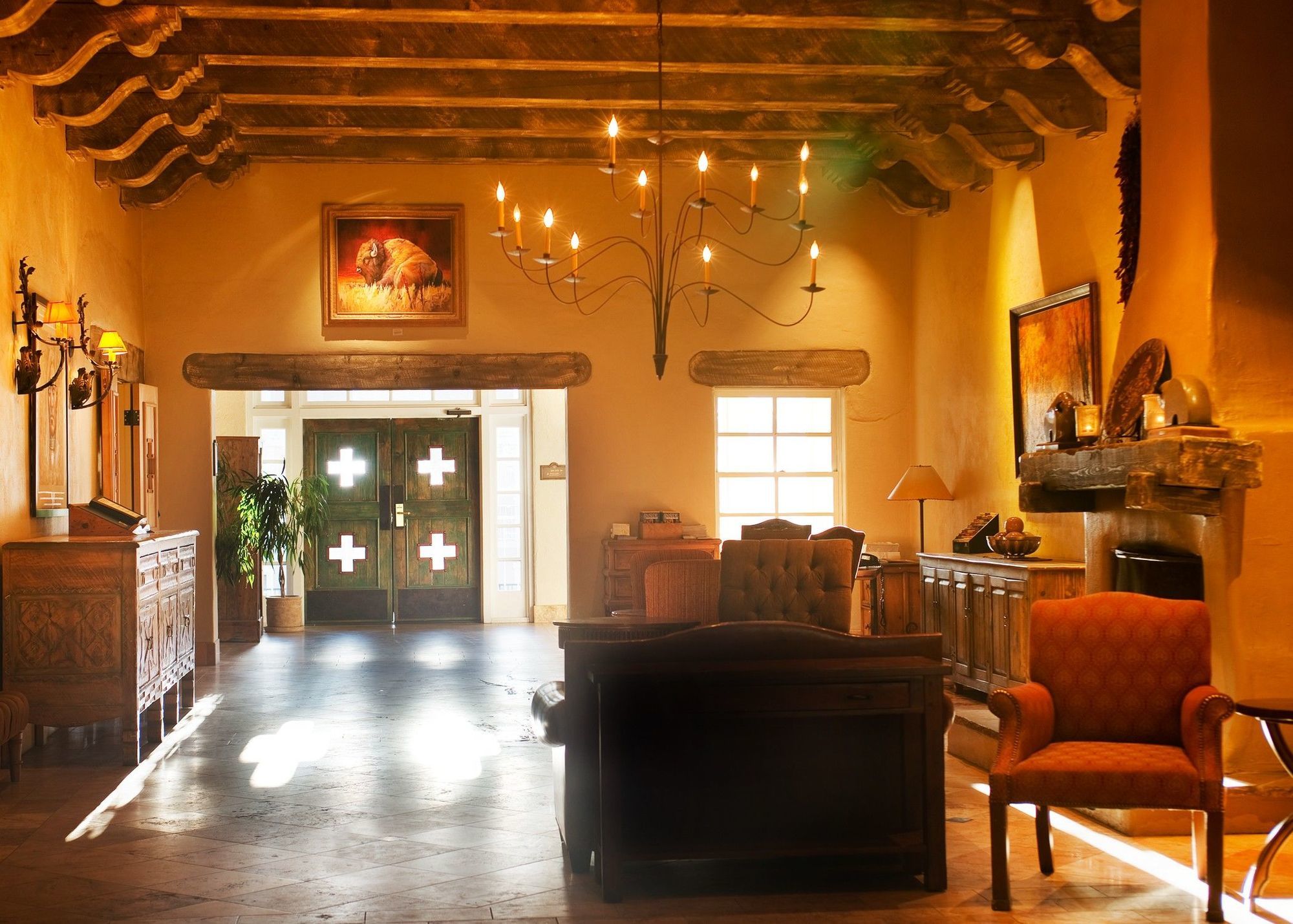 Hilton Santa Fe Historic Plaza Hotel Exterior foto